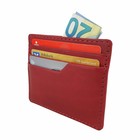 Tallin Red Leather Card Holder