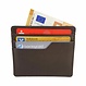 Tallin Card Holder in Cow Leather – Chocolate Brown