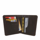 CARD CASE RIGA leather dark brown
