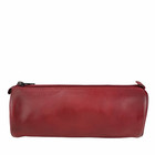 PENCIL CASE CARDIFF leather red