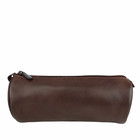 PENCIL CASE CARDIFF leather dark brown