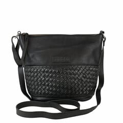 Umhängetasche Nice Leder schwarz