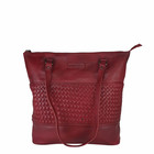Göteborg Red Leather Shopper