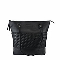 Göteborg Black Leather Shopper