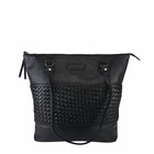 Göteborg Black Leather Shopper