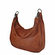 Shopper Hobo Bag Cathrine aus Vollrindsleder – Rot-Braun