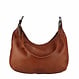 Shopper Hobo Bag Cathrine aus Vollrindsleder – Rot-Braun