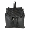 Rucksack Rosalie Leder schwarz