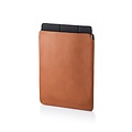 Cognac Leather Sleeve 17 × 23 cm