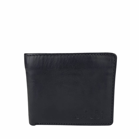 Jake Wallet in Cow Leather – Black