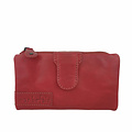 LADIES PURSE ELISA leather red