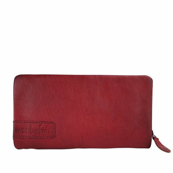 Marta Women's Wallet in Cow Leather – Red