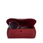 GLASSES CASE TRONDHEIM leather red