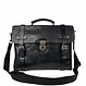 Winston Briefcase & Laptop Bag in Cow Leather – Black