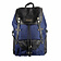 Athena Recycled PET & Leather Backpack Blue