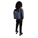 Laptop-Rucksack Athena aus recyceltem PET-Gewebe & Leder – Blau