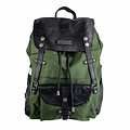 Rucksack Athena recyceltes PET & Leder olive