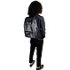 Athena Laptop Backpack in Recycled PET Fabric & Leather – Grey