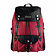 Athena Recycled PET & Leather Backpack Red