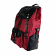 Athena Laptop Backpack in Recycled PET Fabric & Leather – Red
