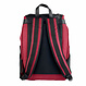 Athena Laptop Backpack in Recycled PET Fabric & Leather – Red