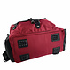 Athena Laptop Backpack in Recycled PET Fabric & Leather – Red