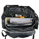 Laptop-Rucksack Athena aus recyceltem PET-Gewebe & Leder – Olive