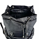 Laptop-Rucksack Vienna aus recyceltem PET-Gewebe & Leder – Schwarz
