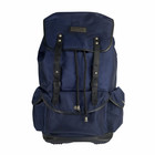 Rucksack Vienna recyceltes PET & Leder blau