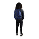 Vienna Laptop Backpack in Recycled PET Fabric & Leather – Blue