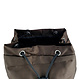 Vienna Laptop Backpack in Recycled PET Fabric & Leather – Brown