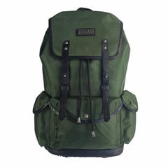 Rucksack Vienna recyceltes PET & Leder olive