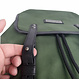 Laptop-Rucksack Vienna aus recyceltem PET-Gewebe & Leder – Olive