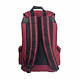 Vienna Laptop Backpack in Recycled PET Fabric & Leather – Red