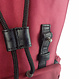 Vienna Laptop Backpack in Recycled PET Fabric & Leather – Red