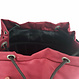 Vienna Laptop Backpack in Recycled PET Fabric & Leather – Red