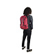 Vienna Laptop Backpack in Recycled PET Fabric & Leather – Red