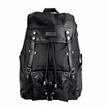 Athena Recycled PET & Leather Backpack Black