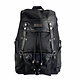 Laptop-Rucksack Athena aus recyceltem PET-Gewebe & Leder – Schwarz
