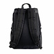 Laptop-Rucksack Athena aus recyceltem PET-Gewebe & Leder – Schwarz