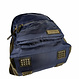 Bergen City Backpack in Recycled PET Fabric & Leather – Blue