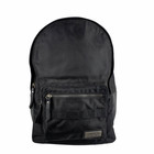 Rucksack Bergen recyceltes PET & Leder schwarz