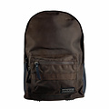 Bergen Recycled PET & Leather Backpack Brown