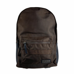 Rucksack Bergen recyceltes PET & Leder braun