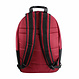 City-Rucksack Bergen aus recyceltem PET-Gewebe & Leder – Rot