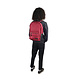 Bergen City Backpack in Recycled PET Fabric & Leather – Red