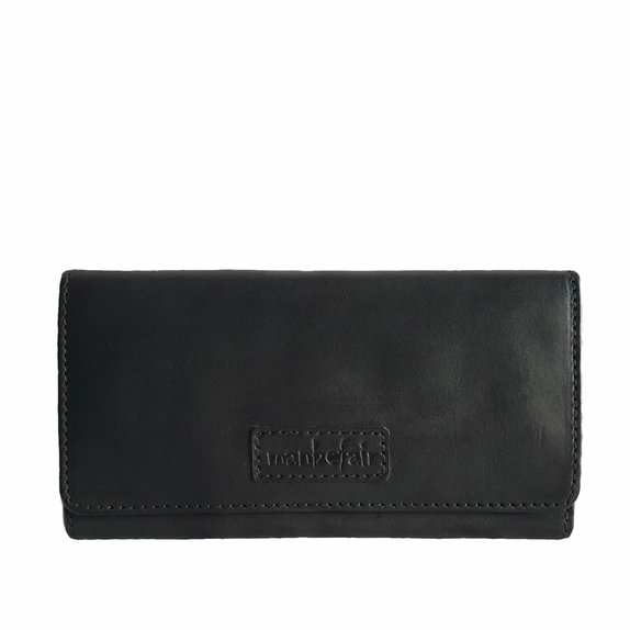 Emily Women's Wallet in Cow Leather – Black