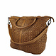 Lucille Large Shopper in Braided Cow Leather – Beige