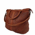SHOPPER BAG LUCILLE Leather red-brown