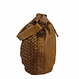 Cécile Shoulder Bag in Braided Cow Leather – Beige